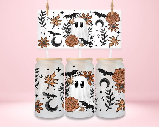 Ghost Brown Rose UVDTF Wrap