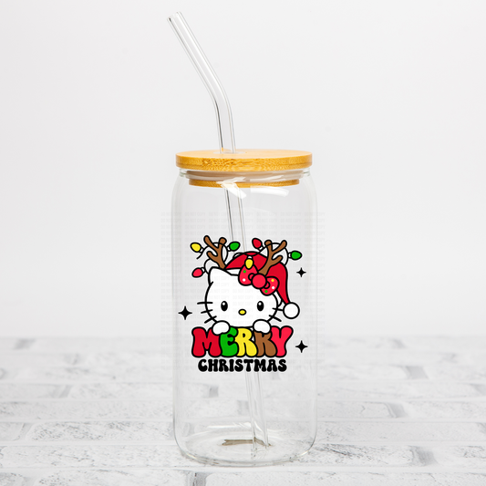 HK Reindeer Christmas UVDTF Decal