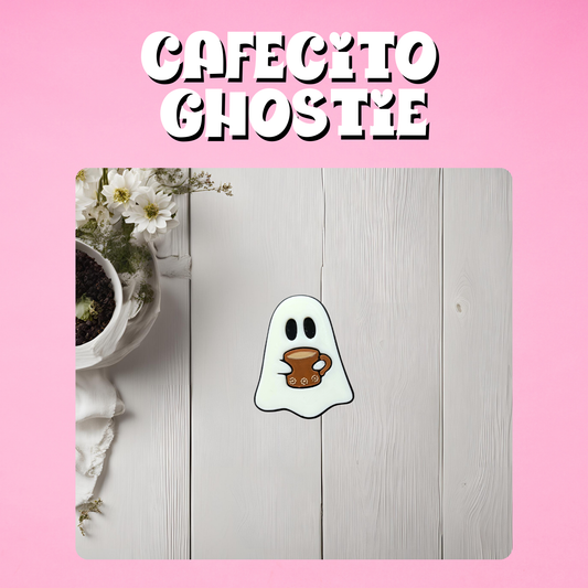 Cafecito Ghostie Straw Topper