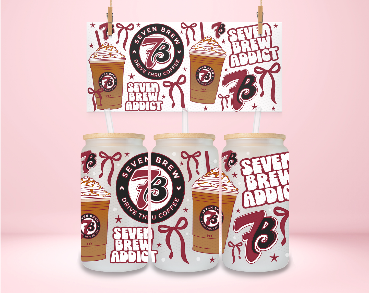 Seven Brew Addict UVDTF Wrap