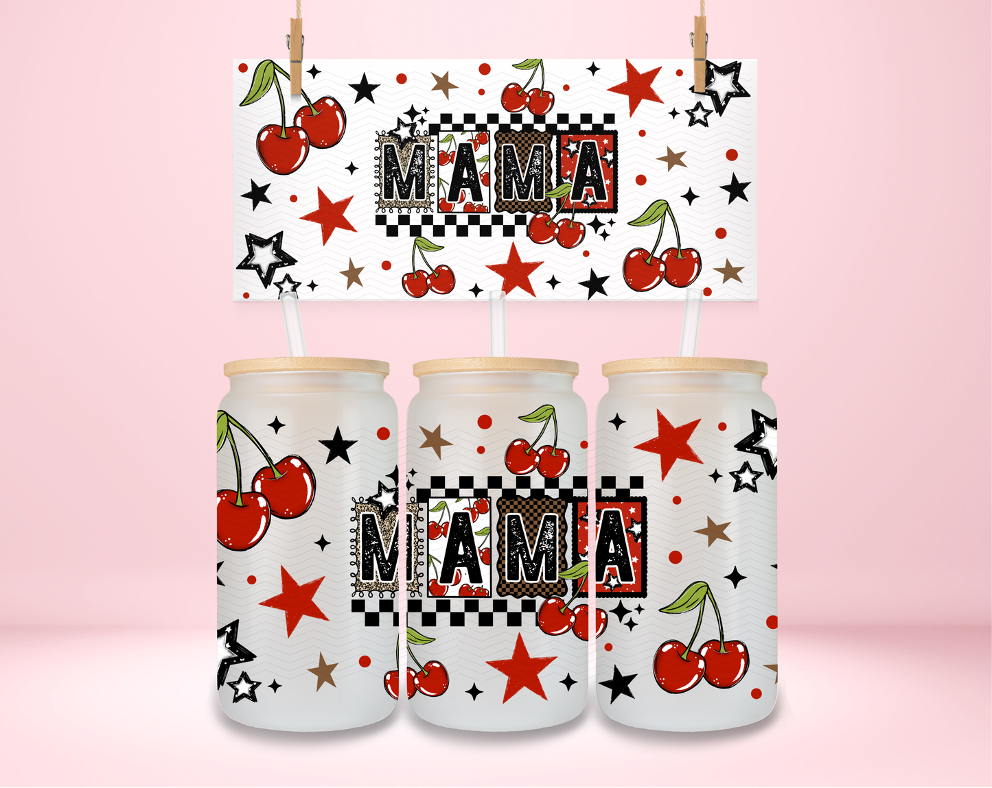 Cherry Mama UVDTF Wrap