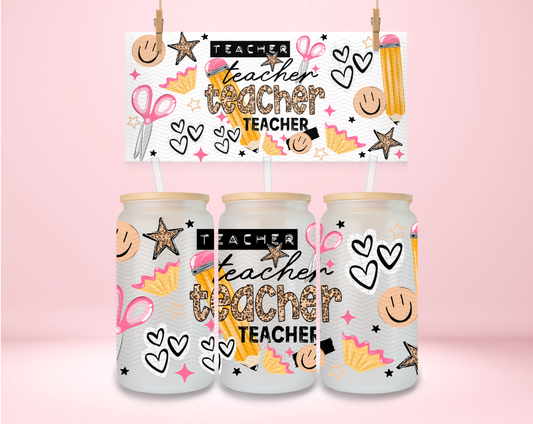 Leopard Teacher Supplies UVDTF Wrap