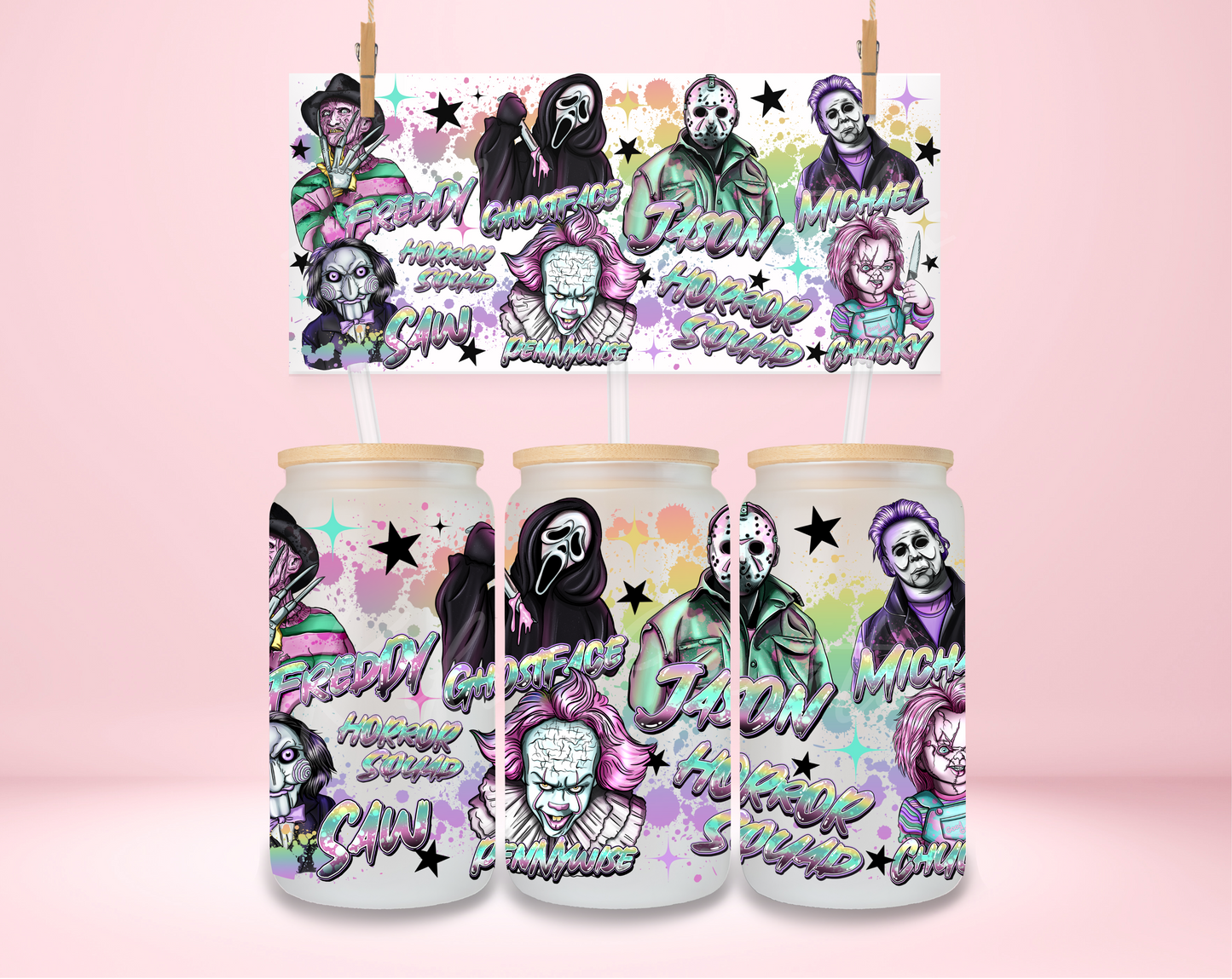 Horror Squad UVDTF Wrap