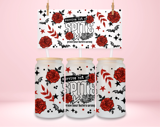 Survive Out of Spite UVDTF Wrap