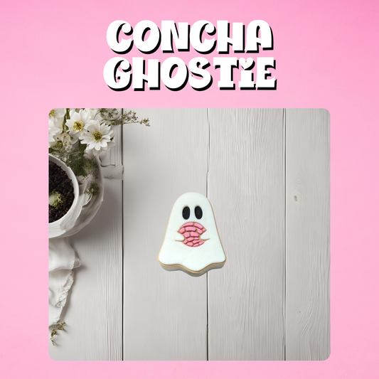 Concha Ghostie Straw Topper