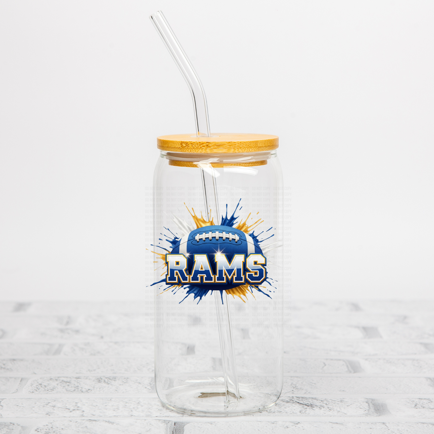 Rams Football UVDTF Decal