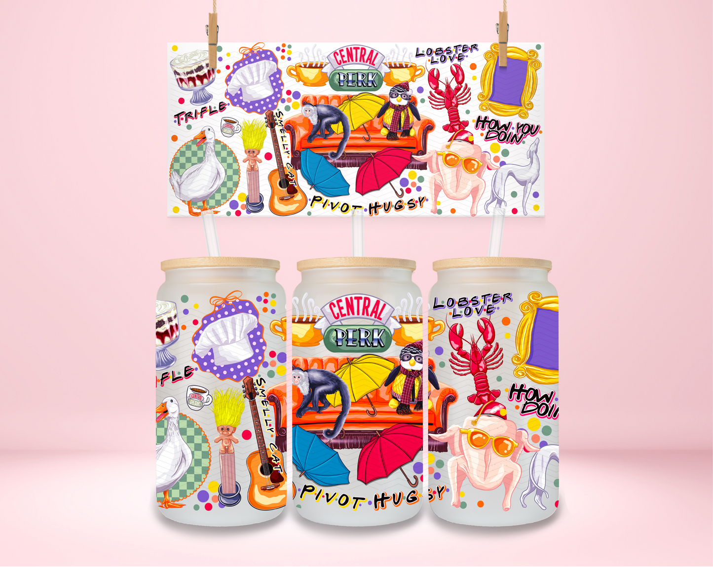 Central Perk Friends UVDTF Wrap