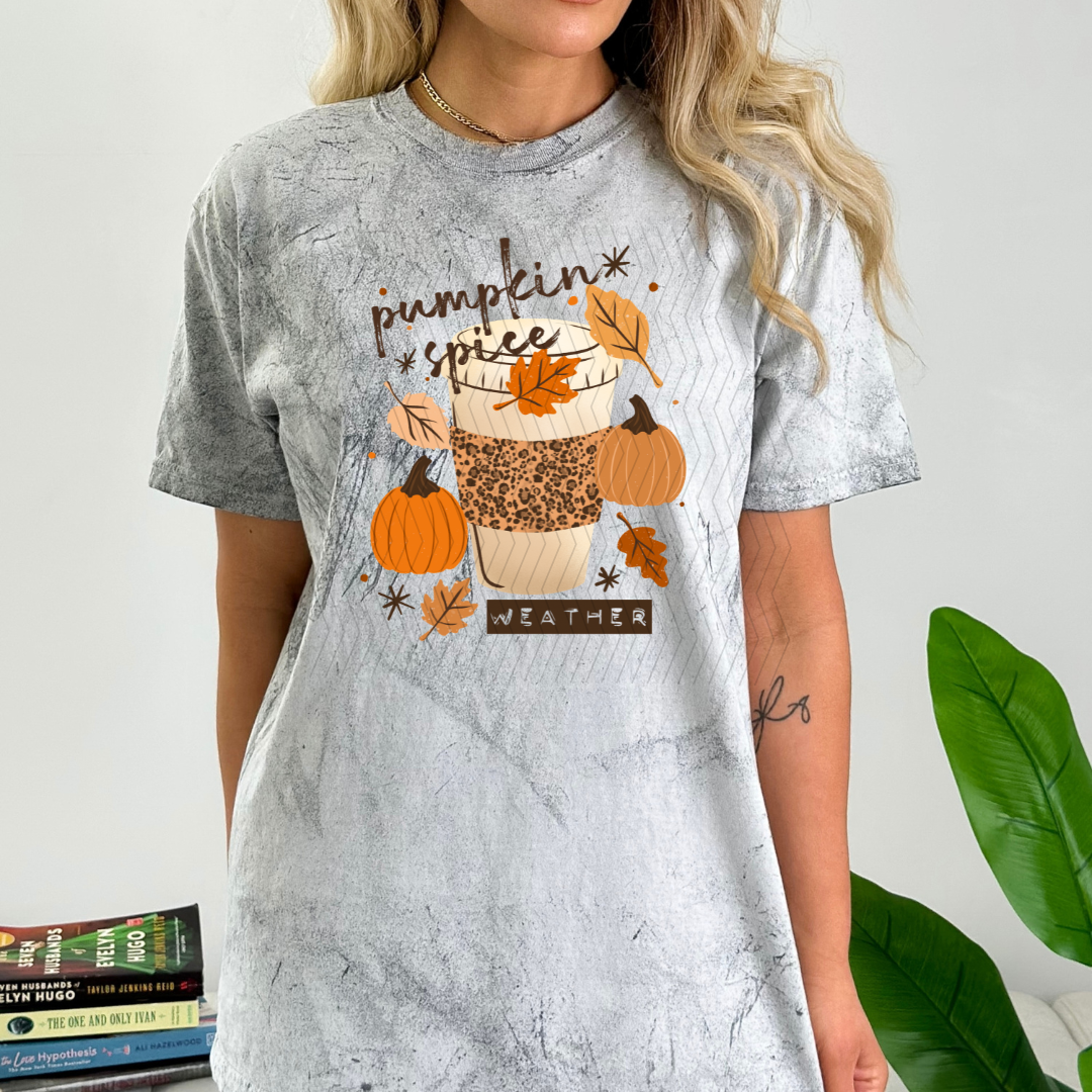 Pumpkin Spice Leopard Coffee DTF