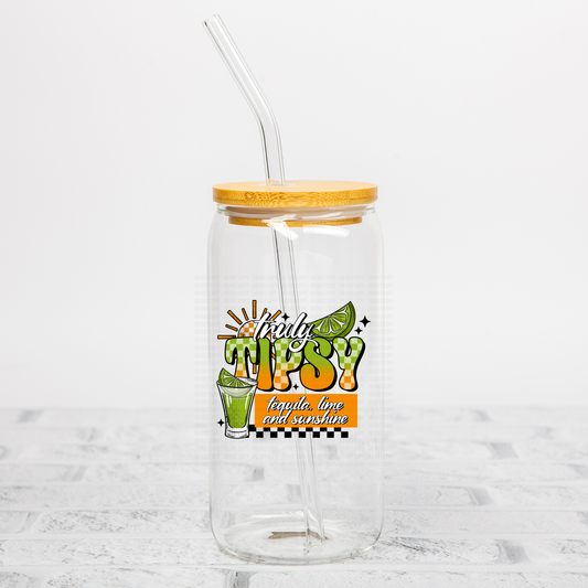 Truly Tipsy UVDTF Decal
