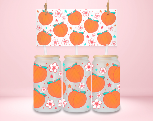 Peaches and Daisies UVDTF Wrap