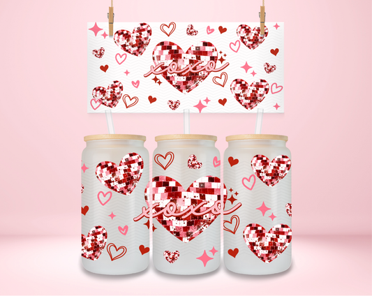 Xoxo Disco Heart UVDTF Wrap