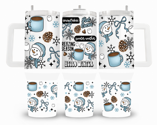 Freezing Season 40oz UVDTF Wrap