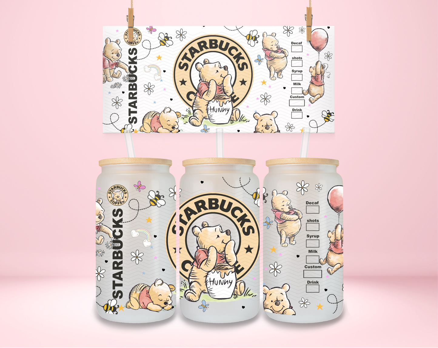 Winnie Starbies UVDTF Wrap