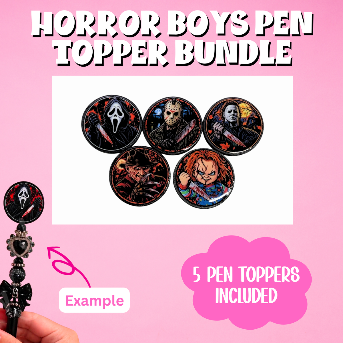 Horror Boys Pen Topper Bundle