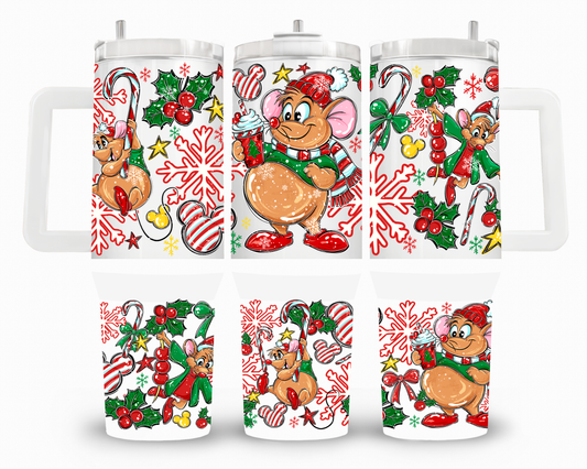 Christmas Gus Mouse 40oz UVDTF Wrap