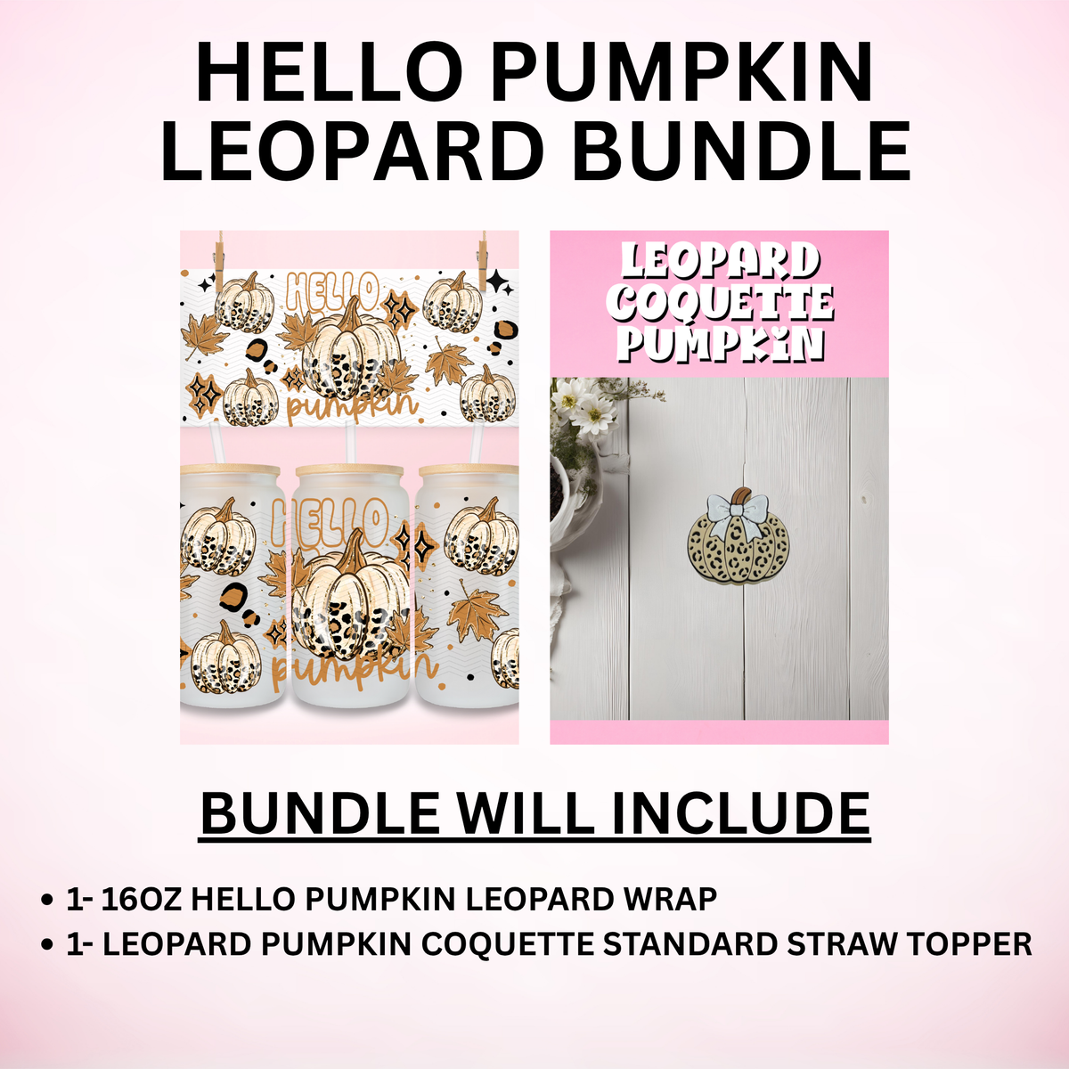 Leopard Pumpkin Coquette Bundle