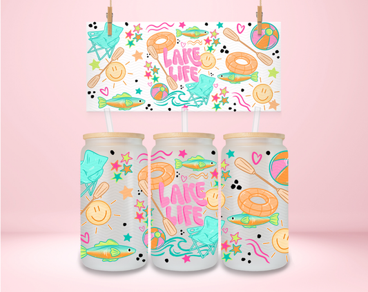 Summer Lake Life UVDTF Wrap