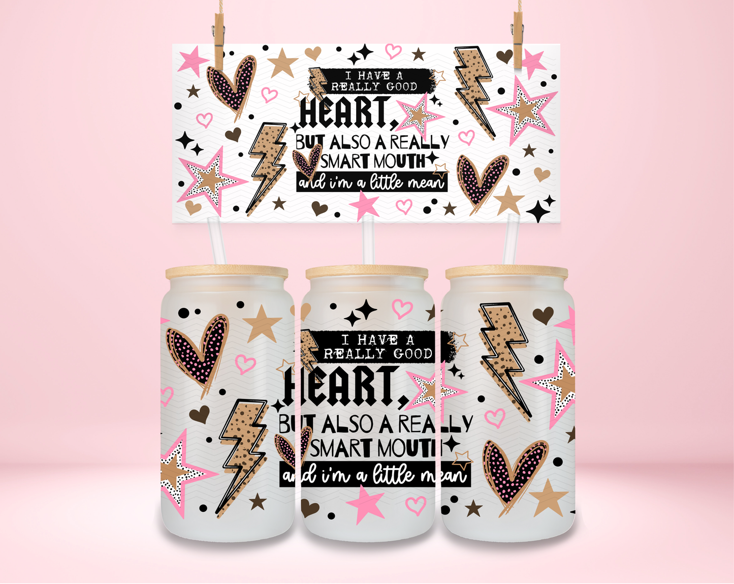 Good Heart and Smart Mouth UVDTF Wrap