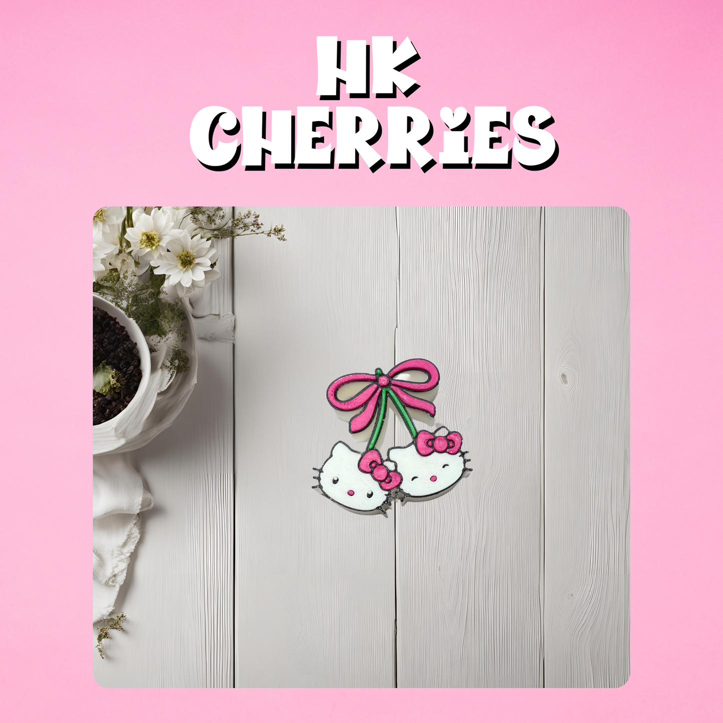 HK Cherries Straw Topper