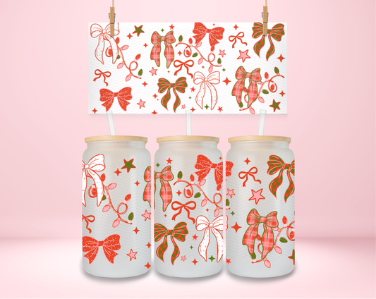 Christmas Coquette Lights UVDTF Wrap