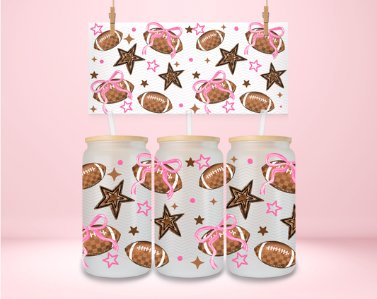 Football Bows UVDTF Wrap