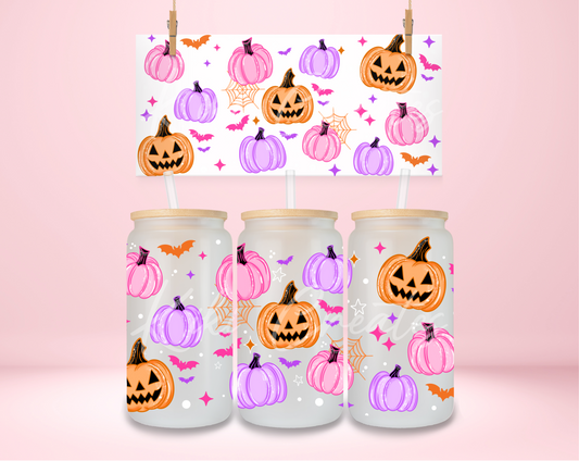 Colorful Pumpkins UVDTF Wrap