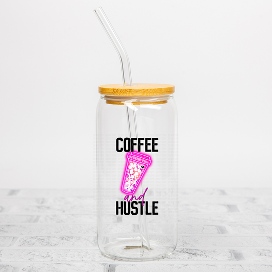 Coffee And Hustle UVDTF Decal