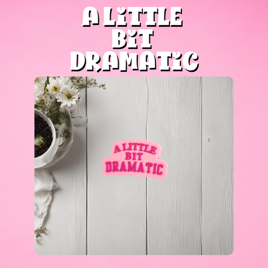 A Little Bit Dramatic Straw Topper