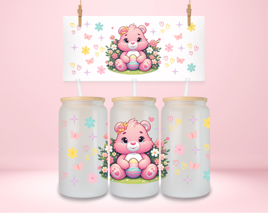 Pink Easter Bear UVDTF Wrap