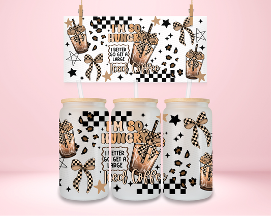 I'm So Hungry Iced Coffee UVDTF Wrap