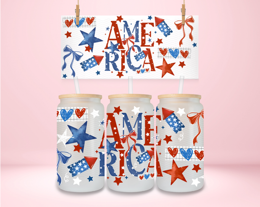America Coquette UVDTF Wrap