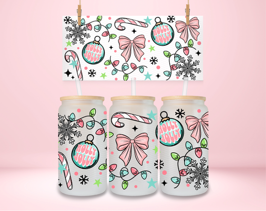Holly Jolly Coquette UVDTF Wrap