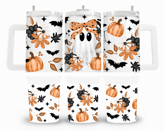 Coquette Lace Fall Ghostie 40oz UVDTF Wrap