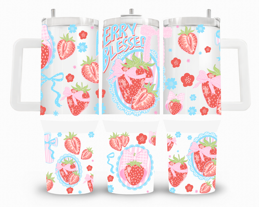 Berry Blessed 40oz UVDTF Wrap