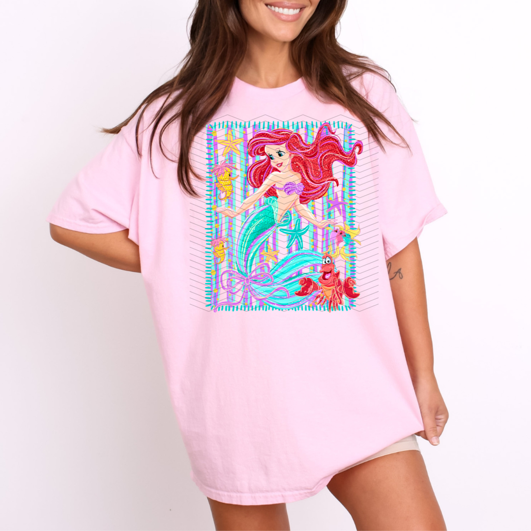 Colorful Mermaid DTF