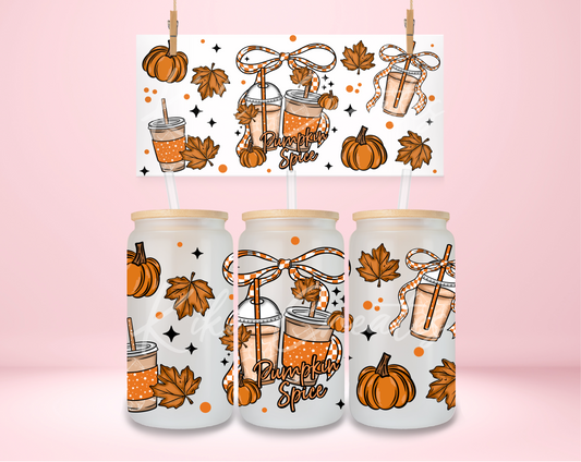 Pumpkin Spice Coffee UVDTF Wrap