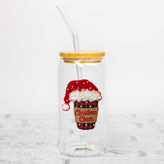 Christmas Cheer Faux Yarn UVDTF Decal