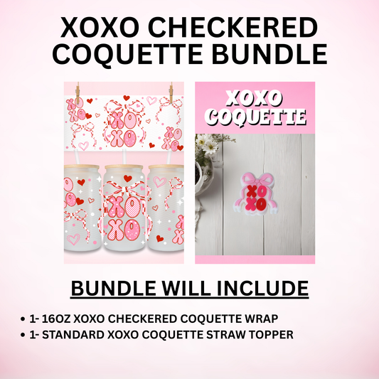 XOXO Checkered Coquette Bundle