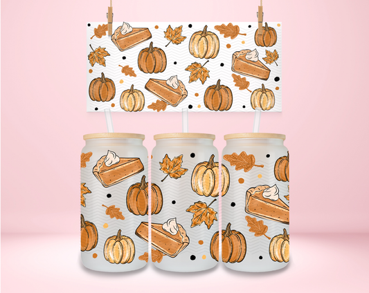Pumpkin Pie Vibes UVDTF Wrap