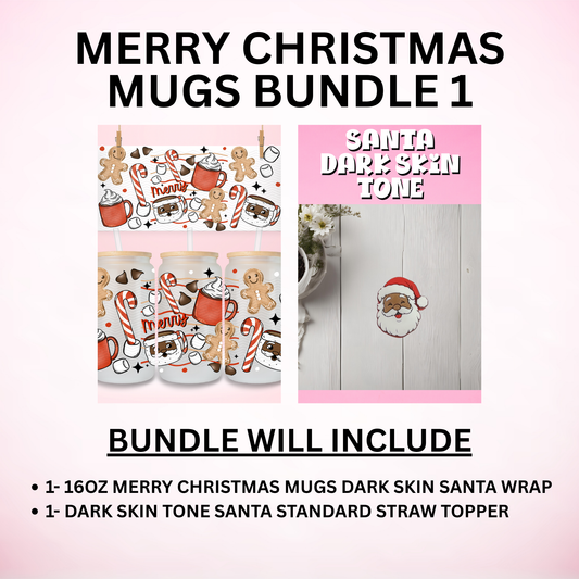 Merry Christmas Mugs Bundle 1