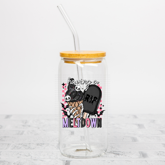 Having A Meltdown UVDTF Decal