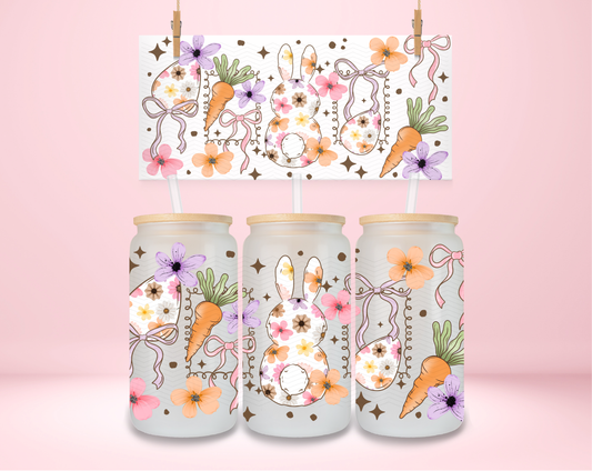 Floral Bunny UVDTF Wrap