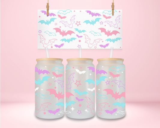 Pastel Bats UVDTF Wrap