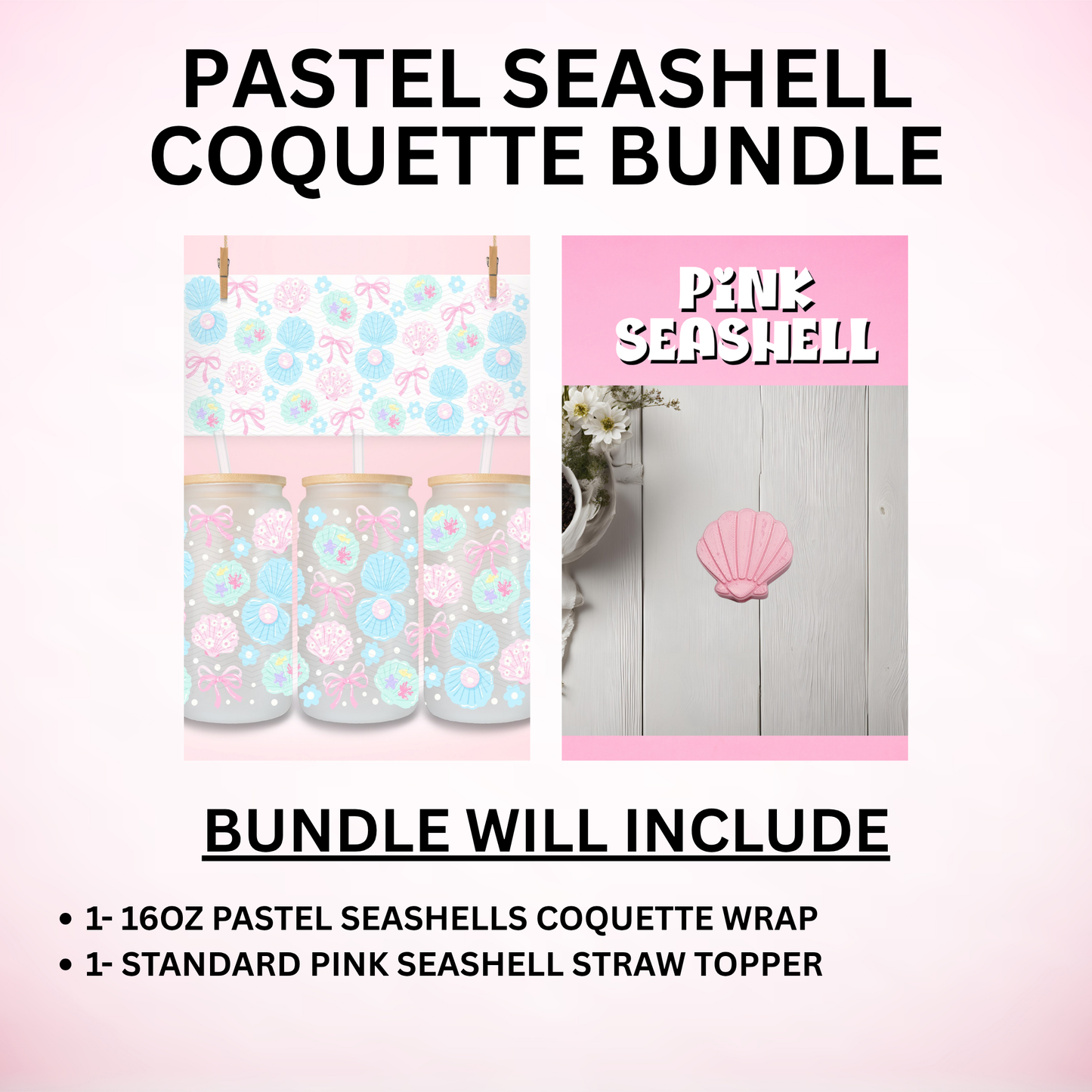 Pastel Seashell Coquette Bundle