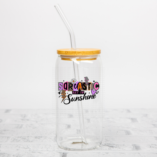 Sarcastic Ray of Sunshine UVDTF Decal