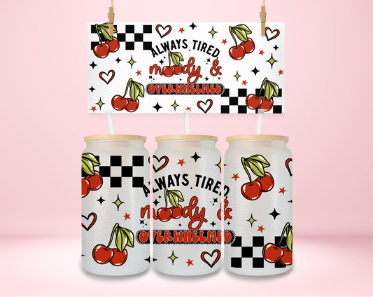 Always Moody Cherry UVDTF Wrap