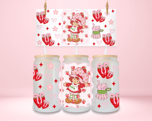 Shortcake Berries and Flowers UVDTF Wrap