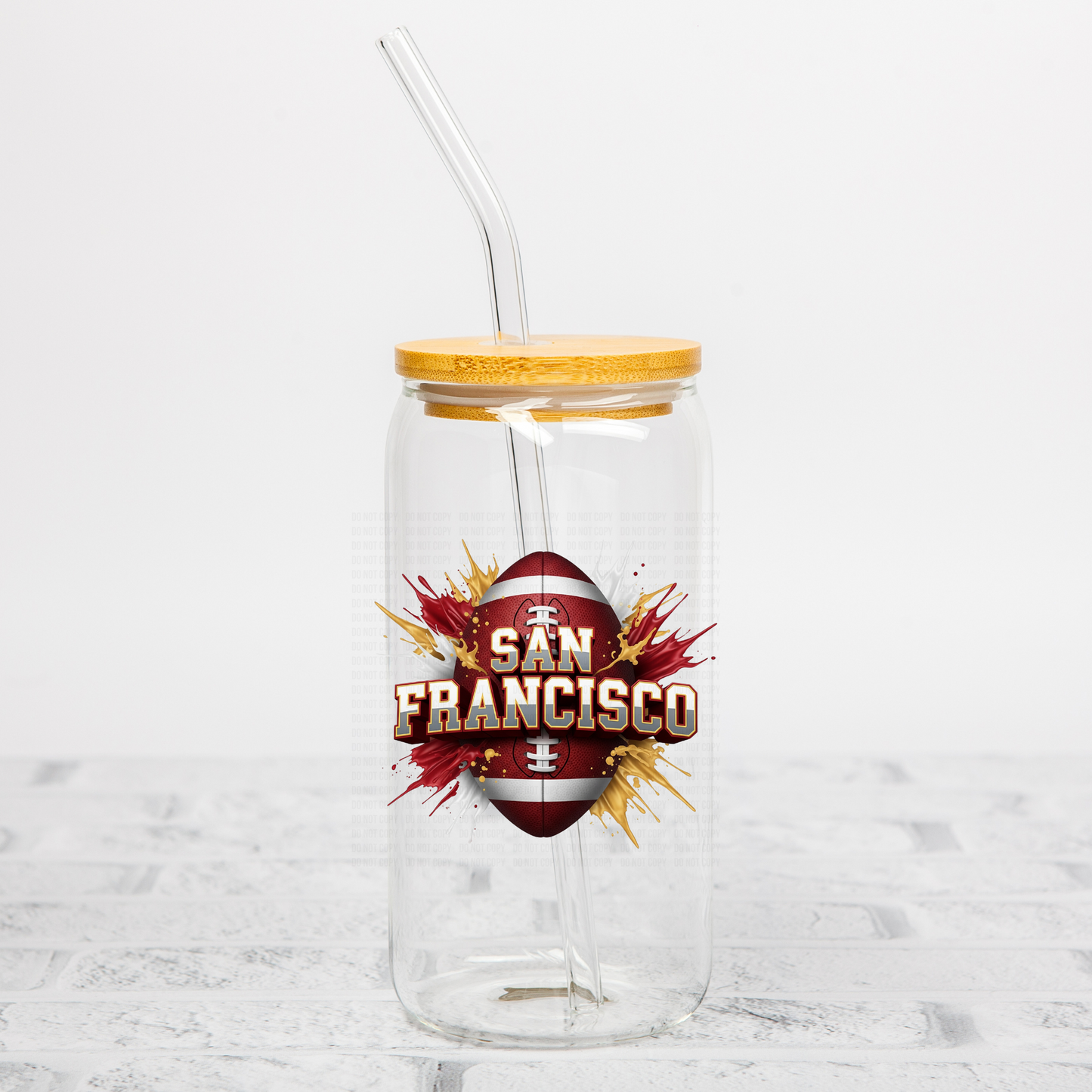 San Francisco Football UVDTF Decal