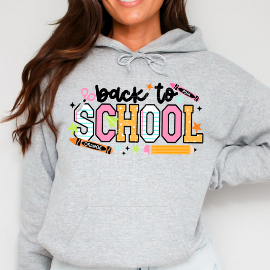 Back To School Supplies DTF