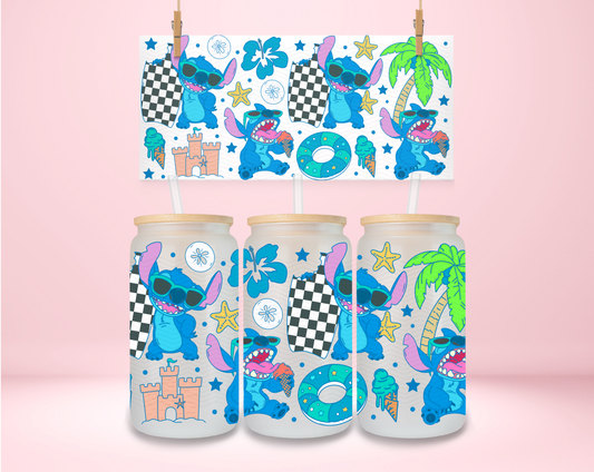 Blue Guy Summer UVDTF Wrap